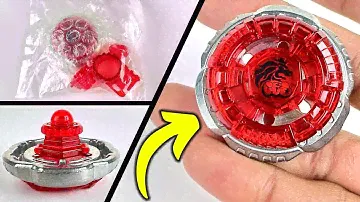 RED ROCK LEONE! WBBA "Fire Lion" Rock Leone 145WB Unboxing and Review | Metal Fight Beyblade